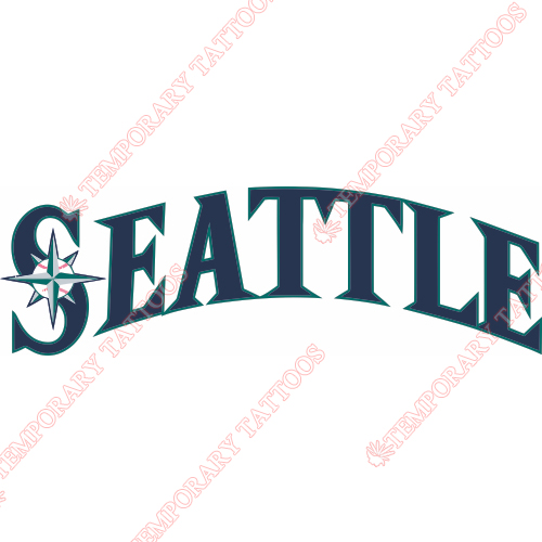 Seattle Mariners Customize Temporary Tattoos Stickers NO.1919